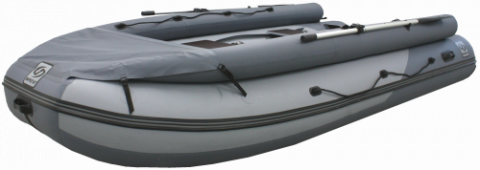 Надувная лодка ПВХ Фрегат 420 Air F с НДНД, фальшбортом и фартуком